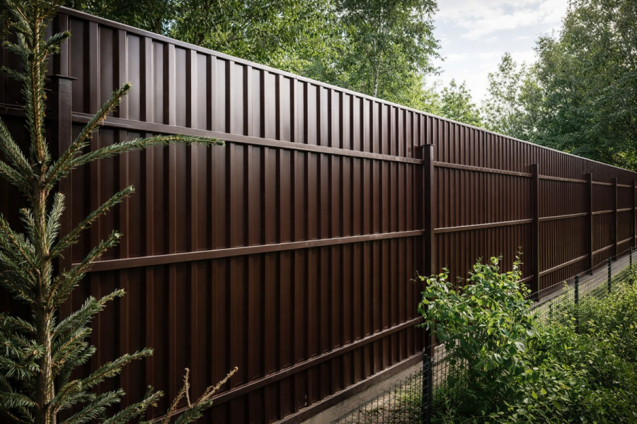 Забор із профнастилу як сучасне рішення для огорожі