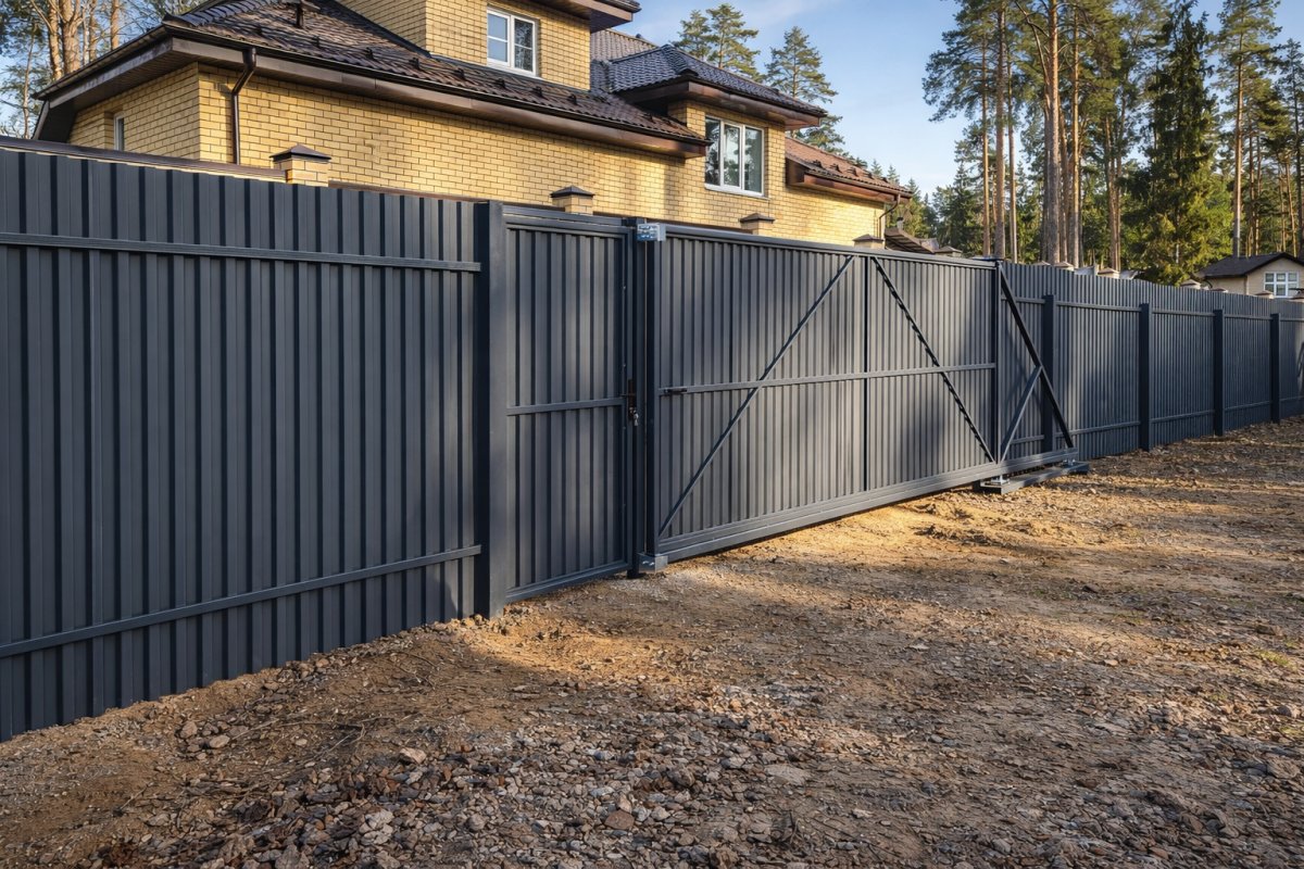 Як правильно вибрати забор із профнастилу Як правильно вибрати забор із профнастилу